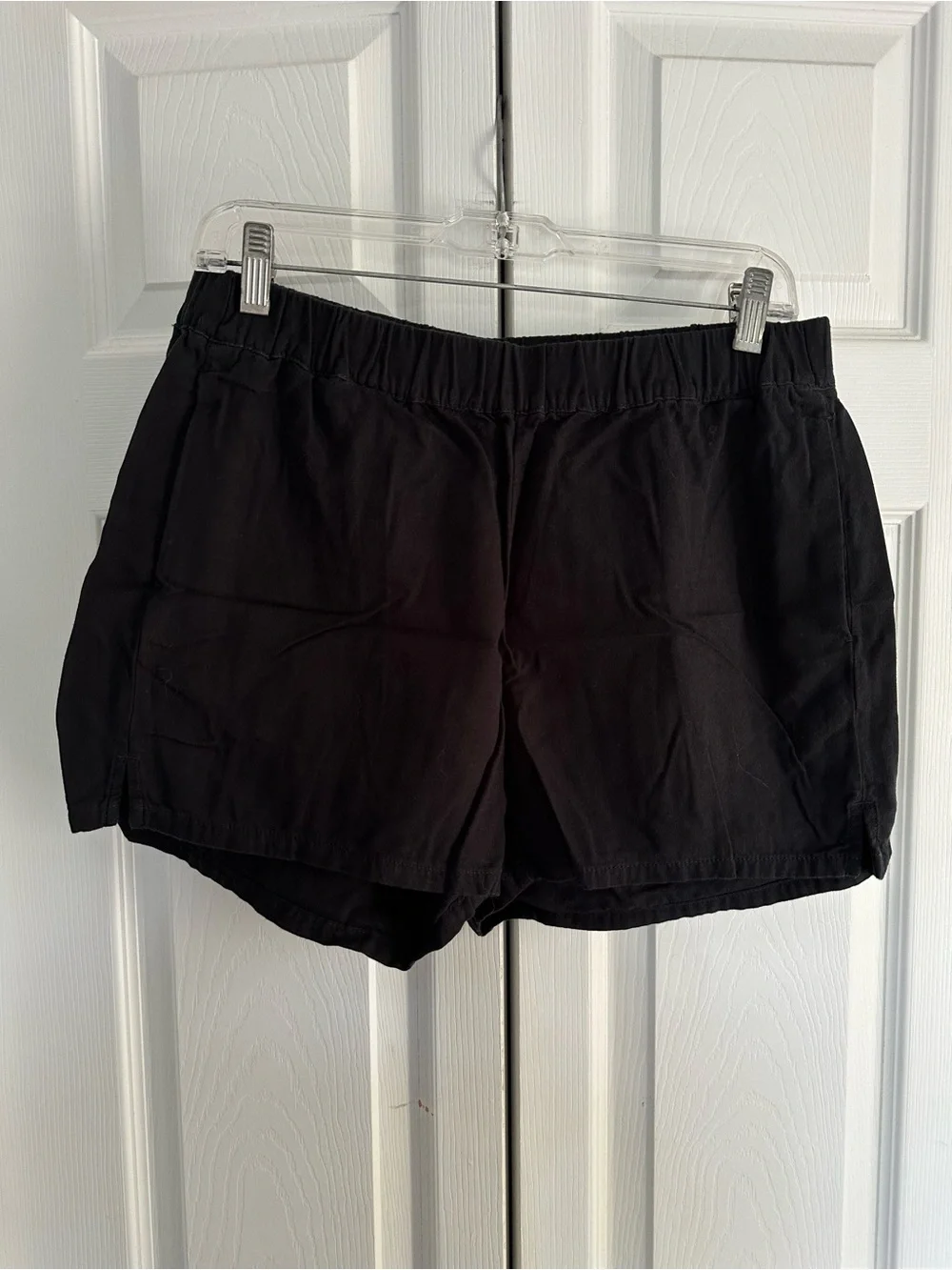 Madewell Women's Black Elastic Waist Casual Shorts